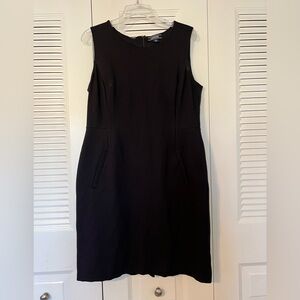 Lands End Ponte Sheath Dress with pockets